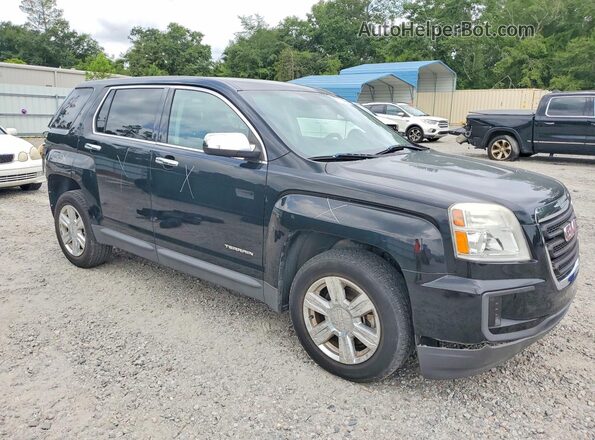 2GKALLEK7G6104983 2016 GMC TERRAIN Black Front right