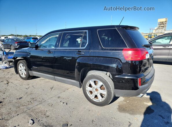 2GKALLEKXH6225721 2017 GMC TERRAIN Black Trasero izquierdo