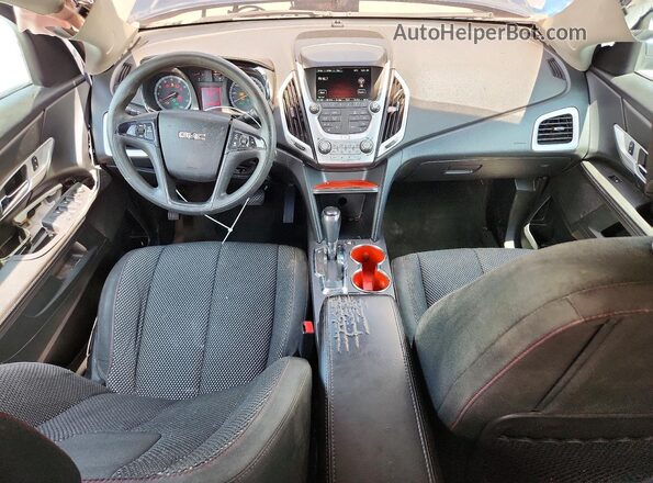 2GKALMEK0G6284829 2016 GMC TERRAIN Blue Widok deski rozdzielczej