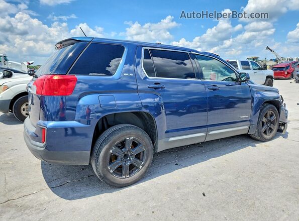 2GKALMEK0G6284829 2016 GMC TERRAIN Blue Tył prawy