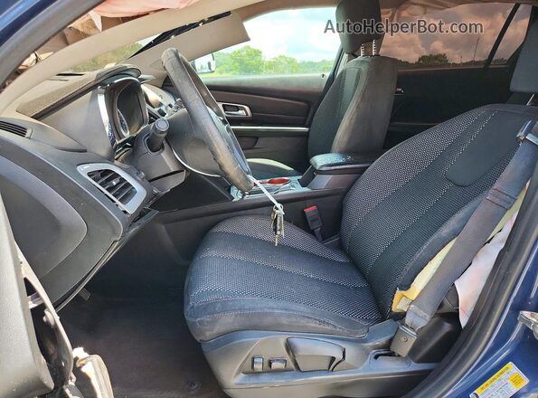 2GKALMEK0G6284829 2016 GMC TERRAIN Blue Widok wnętrza z przodu