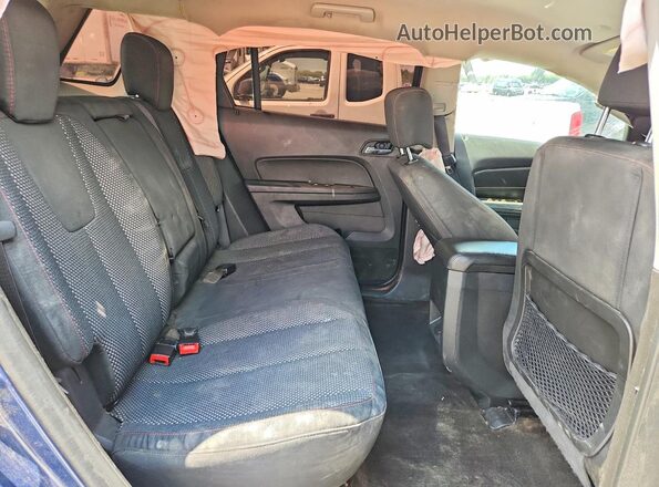 2GKALMEK0G6284829 2016 GMC TERRAIN Blue Widok wnętrza z tyłu