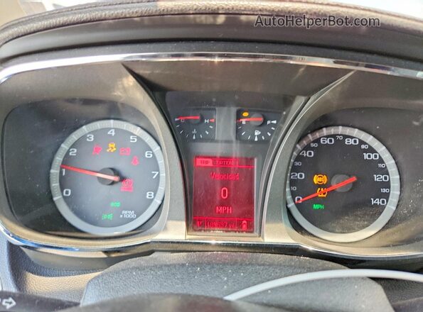 2GKALMEK0G6284829 2016 GMC TERRAIN Blue Widok zestawu wskaźników