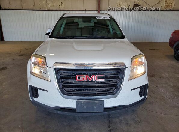 2GKALMEK0G6312564 2016 GMC TERRAIN White წინა ხედი