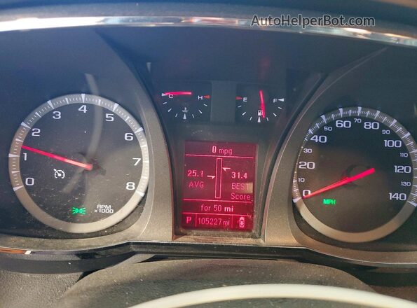 2GKALMEK0G6312564 2016 GMC TERRAIN White ხელსაწყოთა პანელის ხედი