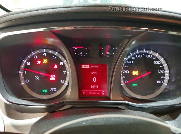2GKALMEK0G6356807 2016 GMC TERRAIN Blue Vista del cuadro de instrumentos