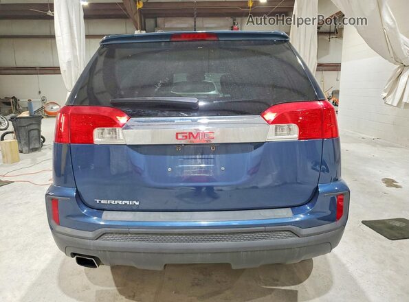 2GKALMEK0G6356807 2016 GMC TERRAIN Blue Vista trasera