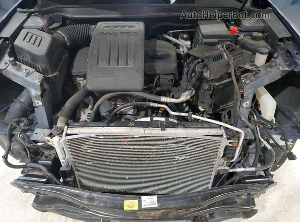 2GKALMEK0G6356807 2016 GMC TERRAIN Blue Vista del compartimento del motor