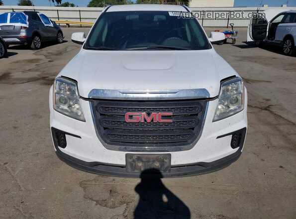 2GKALMEK0H6231789 2017 GMC TERRAIN White Widok z przodu