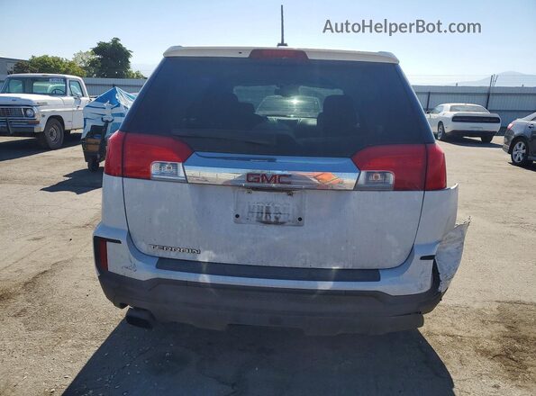 2GKALMEK0H6231789 2017 GMC TERRAIN White Widok z tyłu