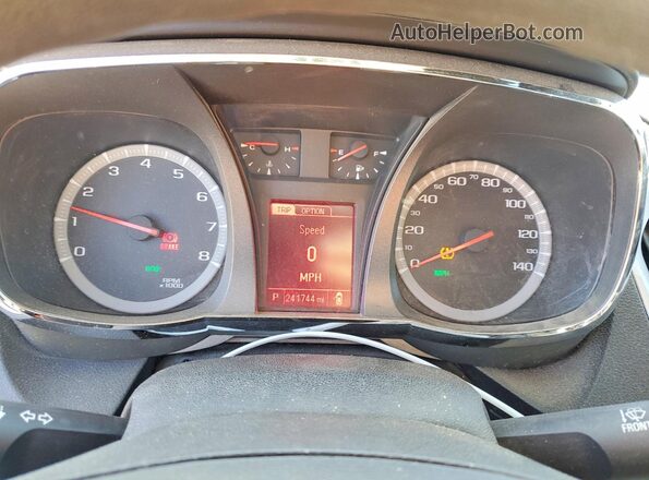 2GKALMEK0H6231789 2017 GMC TERRAIN White Widok zestawu wskaźników