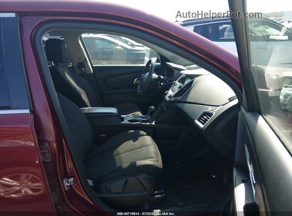2GKALMEK1G6270017 2016 GMC TERRAIN Maroon Front interior view