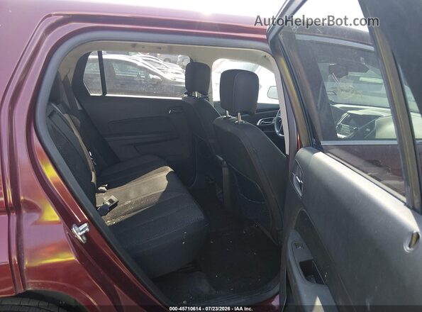2GKALMEK1G6270017 2016 GMC TERRAIN Maroon VIN sticker view