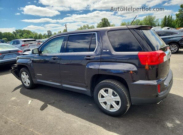 2GKALMEK1G6340857 2016 GMC TERRAIN Черный Задняя левая четверть