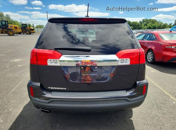 2GKALMEK1G6340857 2016 GMC TERRAIN Черный Вид сзади