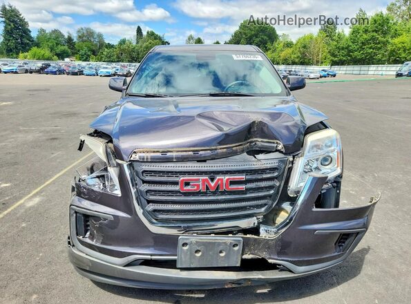 2GKALMEK1G6340857 2016 GMC TERRAIN Черный Вид спереди