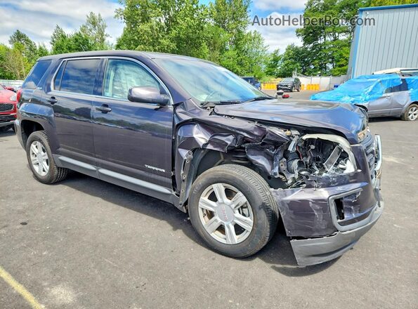 2GKALMEK1G6340857 2016 GMC TERRAIN Черный Передняя правая четверть