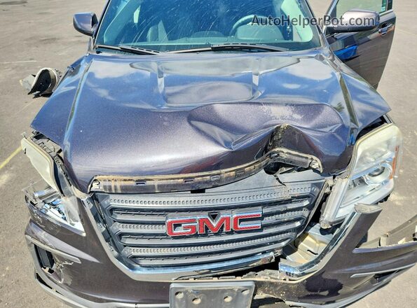 2GKALMEK1G6340857 2016 GMC TERRAIN Черный Вид задней части салона