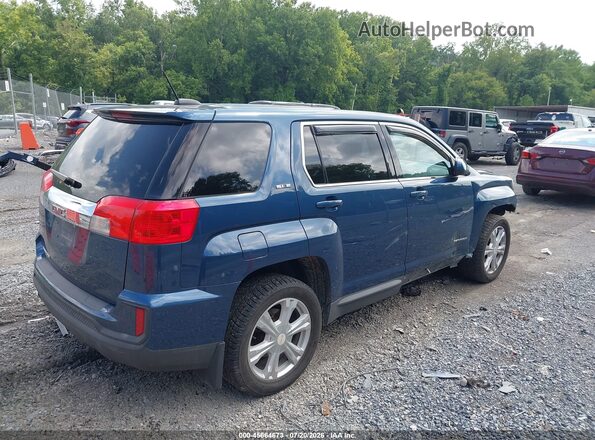 2GKALMEK1H6132382 2017 GMC TERRAIN Blue უკანა მარჯვენა