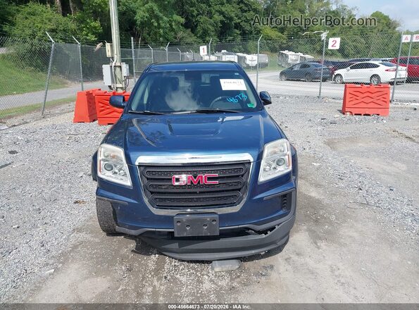 2GKALMEK1H6132382 2017 GMC TERRAIN Blue ხელსაწყოთა პანელის ხედი
