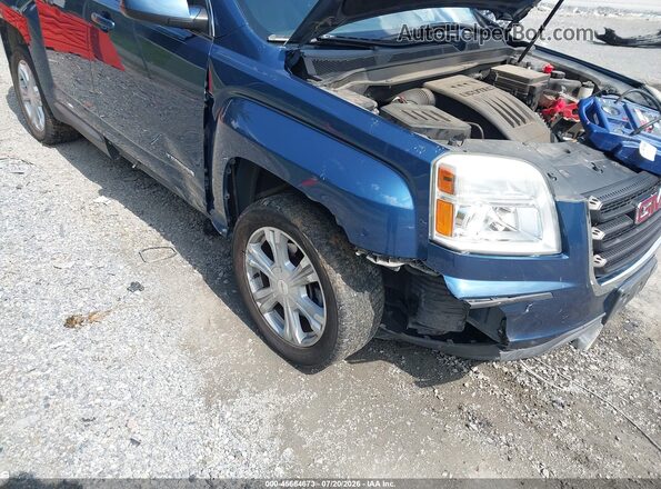 2GKALMEK1H6132382 2017 GMC TERRAIN Blue წინა ხედი