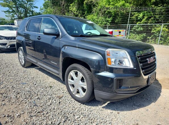 2GKALMEK1H6242266 2017 GMC TERRAIN Charcoal Передня права чверть