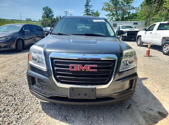 2GKALMEK1H6242266 2017 GMC TERRAIN Charcoal Вид спереду