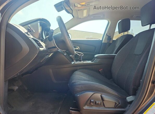 2GKALMEK1H6242266 2017 GMC TERRAIN Charcoal Вид салону спереду