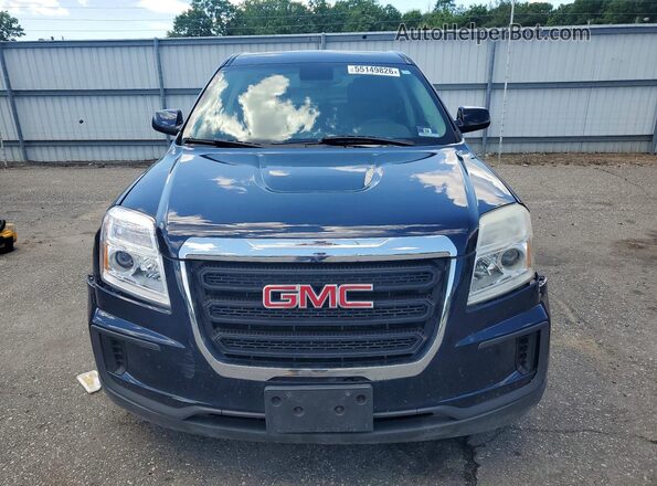 2GKALMEK1H6310355 2017 GMC TERRAIN Blue Դիմացի տեսք