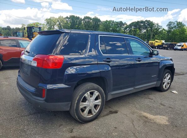2GKALMEK1H6310355 2017 GMC TERRAIN Blue Հետևի աջ