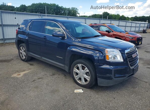 2GKALMEK1H6310355 2017 GMC TERRAIN Blue Առջևի աջ