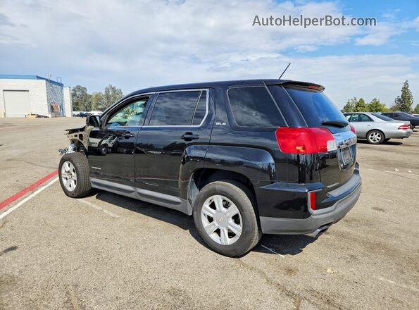 2GKALMEK2G6143468 2016 GMC TERRAIN Black უკანა მარცხენა