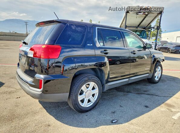 2GKALMEK2G6143468 2016 GMC TERRAIN Black უკანა მარჯვენა