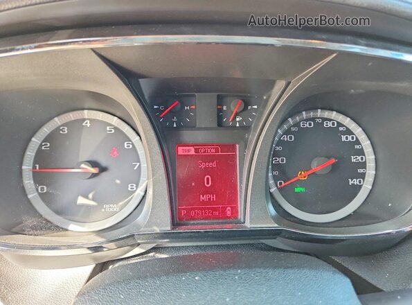 2GKALMEK2G6143468 2016 GMC TERRAIN Black ხელსაწყოთა პანელის ხედი