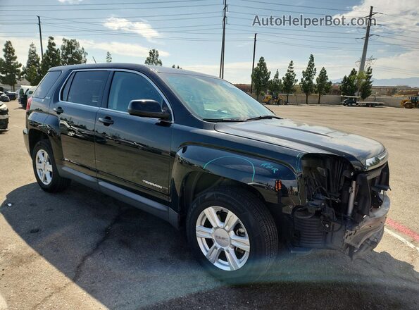 2GKALMEK2G6143468 2016 GMC TERRAIN Black წინა მარჯვენა