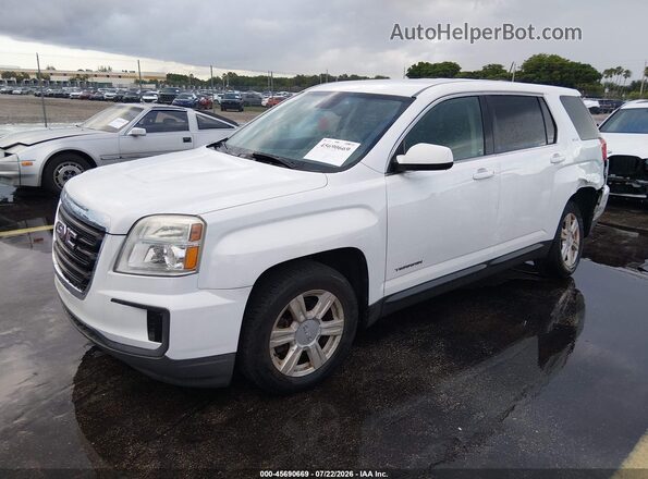 2GKALMEK2G6222963 2016 GMC TERRAIN White Передня ліва чверть