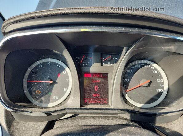 2GKALMEK2H6111444 2017 GMC TERRAIN Black Instrument cluster view