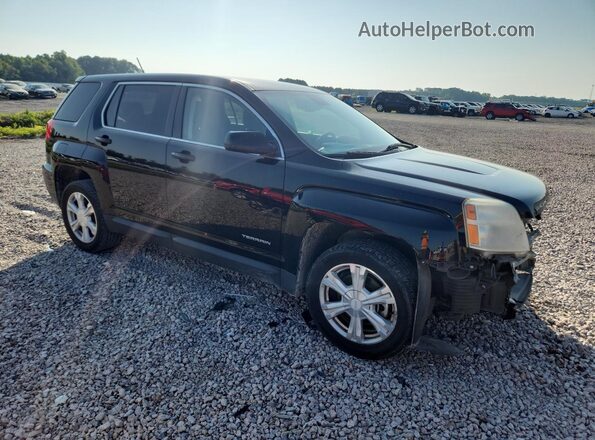 2GKALMEK2H6111444 2017 GMC TERRAIN Black Front right