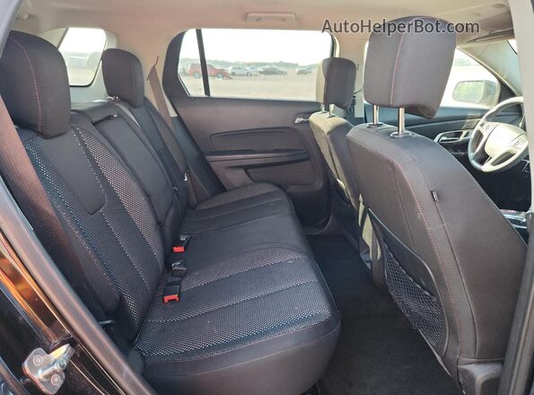 2GKALMEK2H6111444 2017 GMC TERRAIN Black Rear interior view