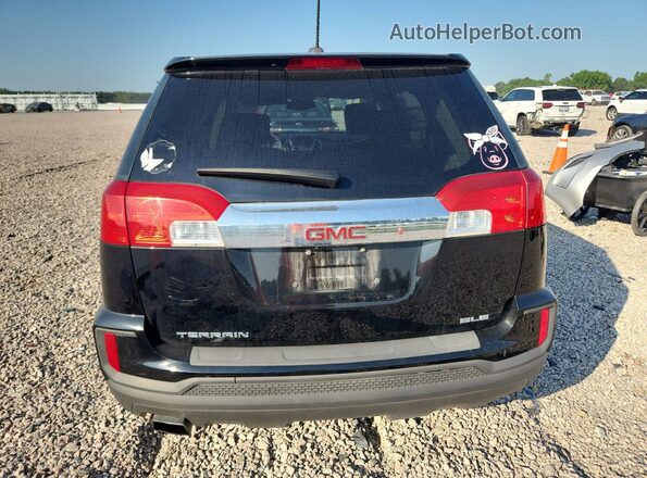 2GKALMEK2H6111444 2017 GMC TERRAIN Black Rear view