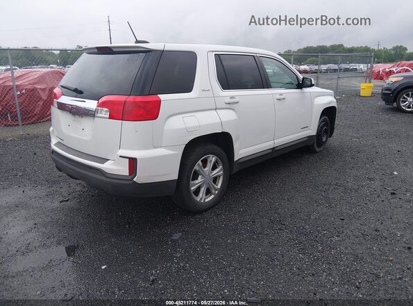 2GKALMEK2H6217277 2017 GMC TERRAIN White Trasero derecho