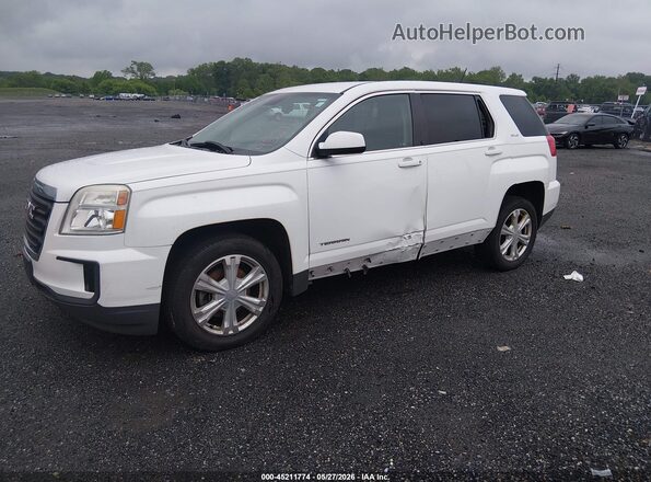 2GKALMEK2H6217277 2017 GMC TERRAIN White Vista frontal