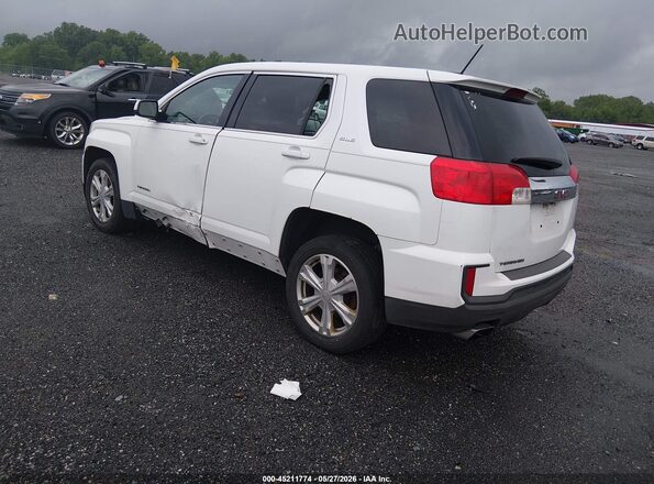 2GKALMEK2H6217277 2017 GMC TERRAIN White Trasero izquierdo