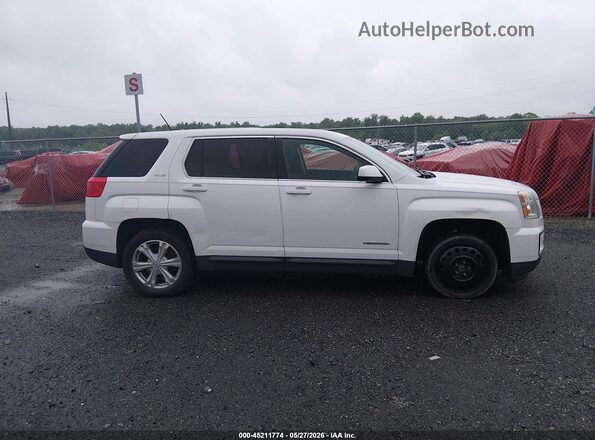 2GKALMEK2H6217277 2017 GMC TERRAIN White Vista interior trasera