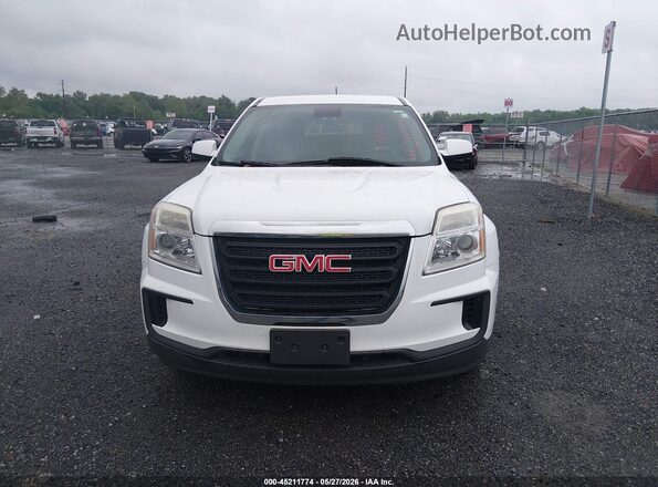 2GKALMEK2H6217277 2017 GMC TERRAIN White Vista del cuadro de instrumentos