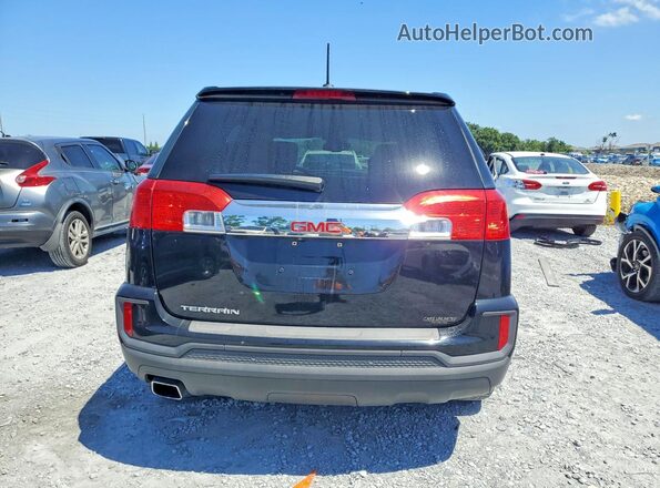 2GKALMEK2H6342411 2017 GMC TERRAIN Черный Вид сзади