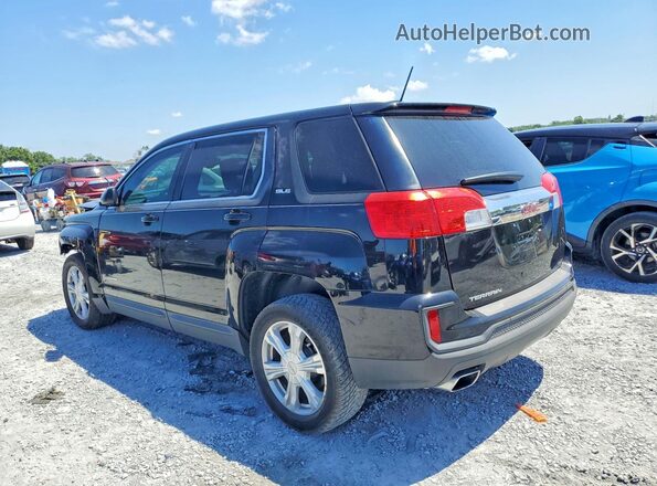 2GKALMEK2H6342411 2017 GMC TERRAIN Черный Задняя левая четверть