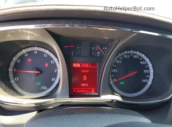 2GKALMEK2H6342411 2017 GMC TERRAIN Черный Вид щитка приборов