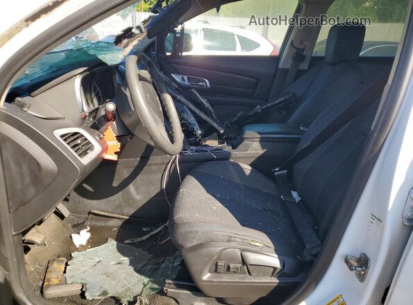 2GKALMEK2H6344420 2017 GMC TERRAIN White Вид салону спереду