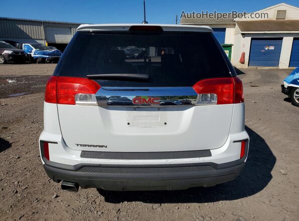 2GKALMEK2H6344420 2017 GMC TERRAIN White Вид ззаду